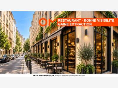 Vente bar licence IV en angle terrasse gaine 69003