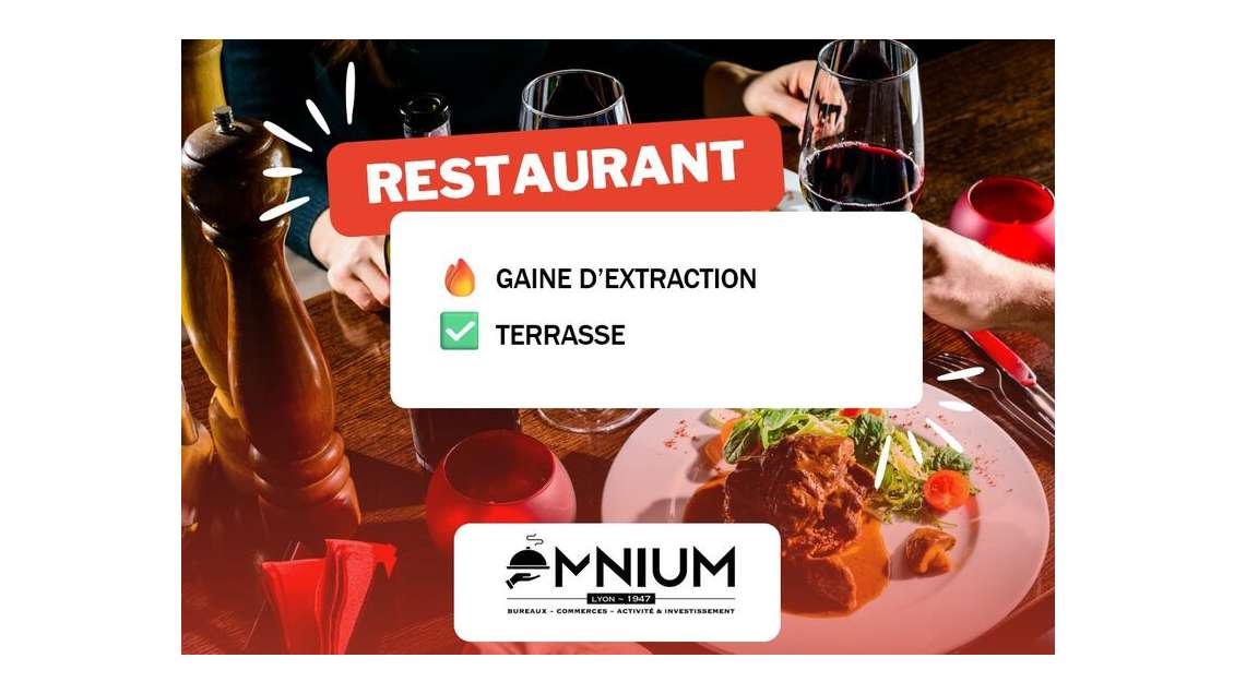 Vente restaurant en très bon état à Lyon 69009 