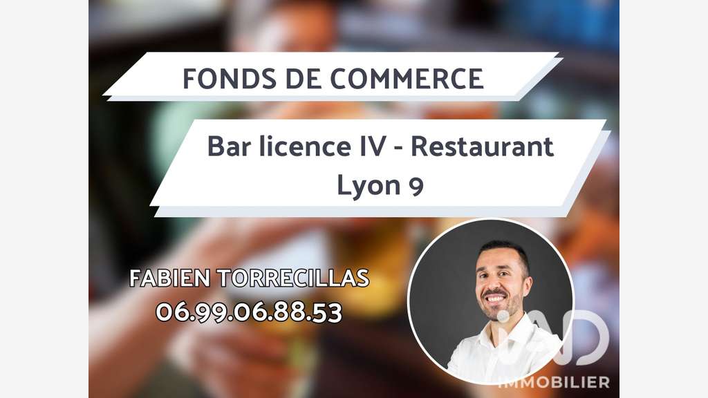 Vente bar restaurant Lic IV à Lyon
