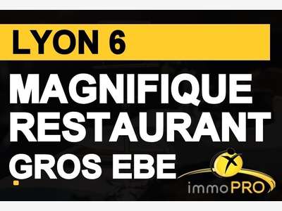 A vendre magnifique restaurant  69006