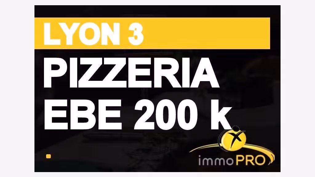 AV très belle pizzeria avec excellent EBE à Lyon