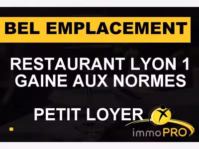 Vente restaurant de charme Lyon 1 bel emplacement