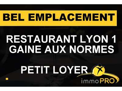 Vente Restaurant à Lyon 1er