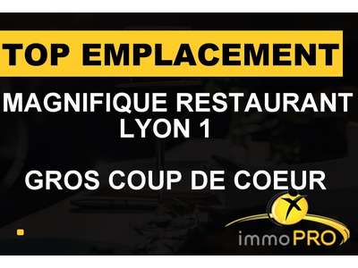 Vente Restaurant à Lyon 1er