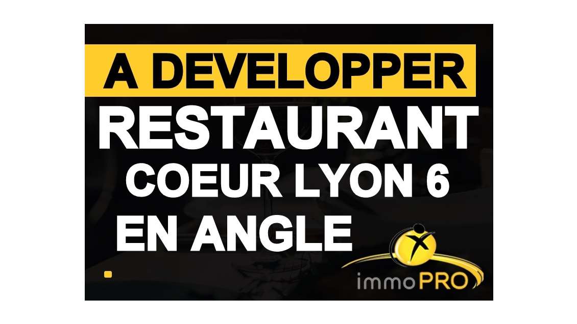 Restaurant à vendre au coeur de Lyon