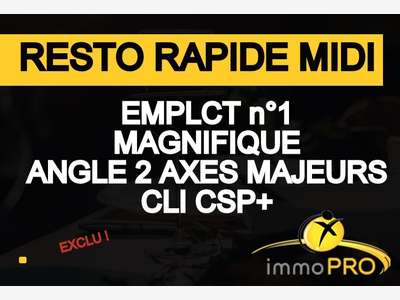Vente resto rapide 110 cvts quartier bureau à Lyon
