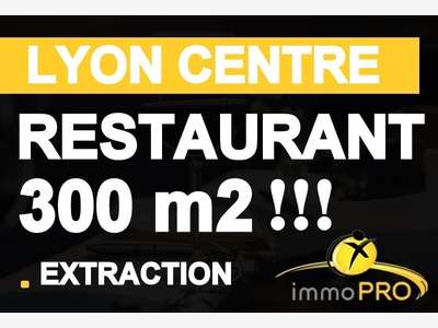 Vente restaurant atypique 300m² en Presqu'île Lyon