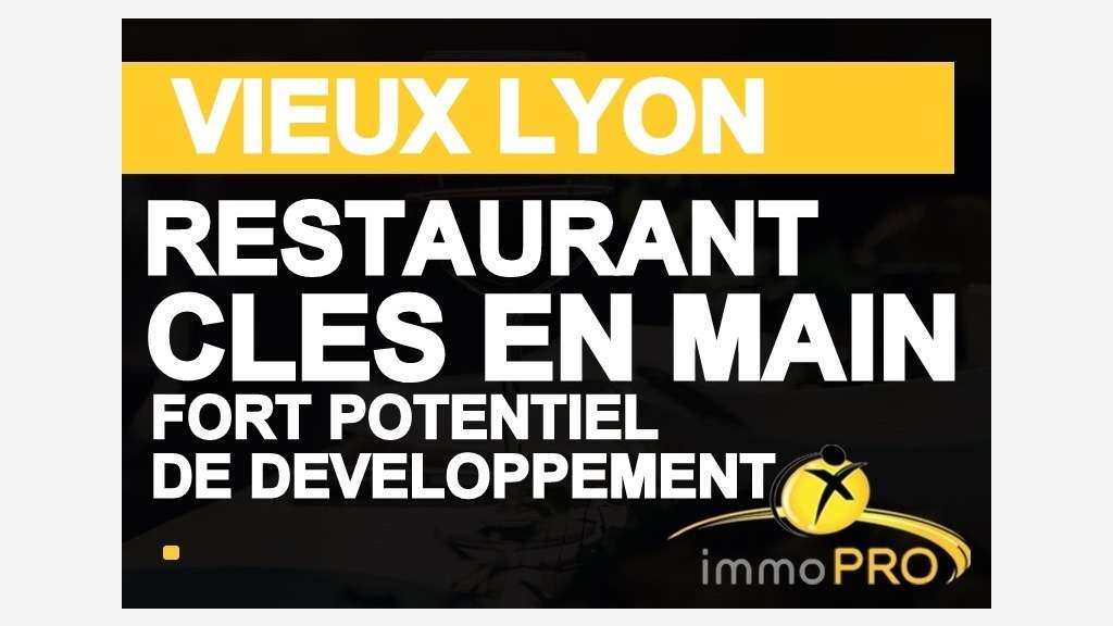 A vendre magnifique restaurant dans le Vieux Lyon