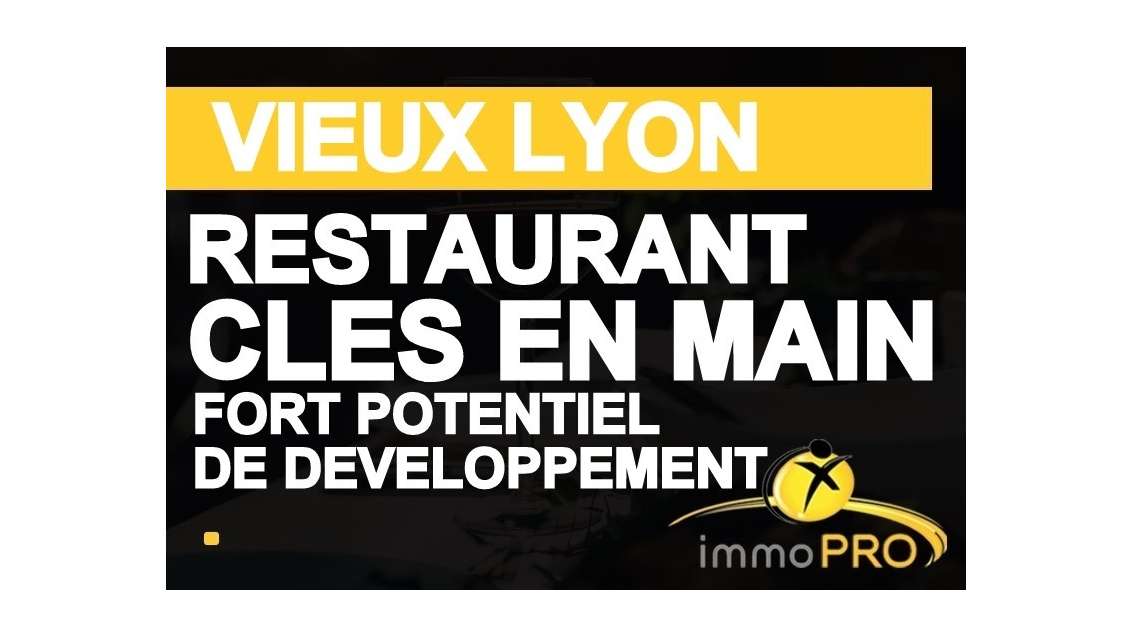 A vendre magnifique restaurant dans le Vieux Lyon