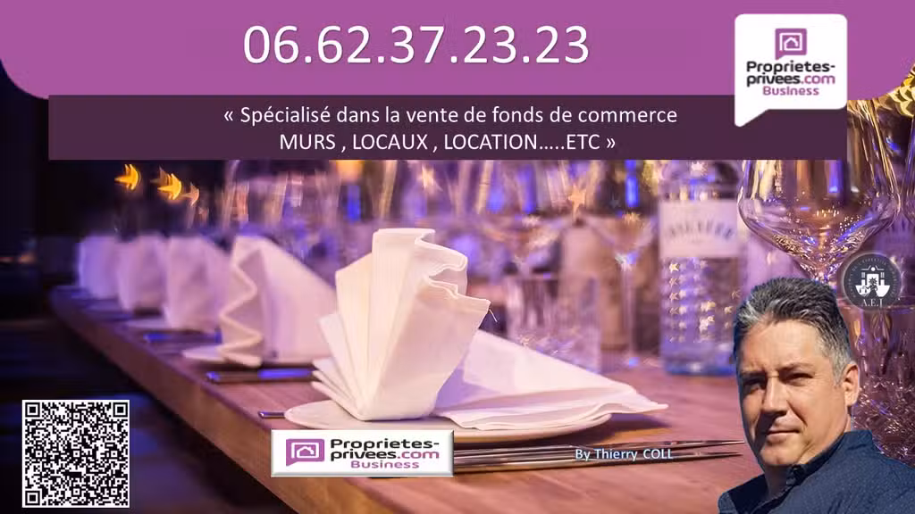 AV restaurant 120m² avec deux terrasses Lyon 69009