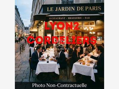A vendre FDC restaurant à Lyon 69002 Cordeliers