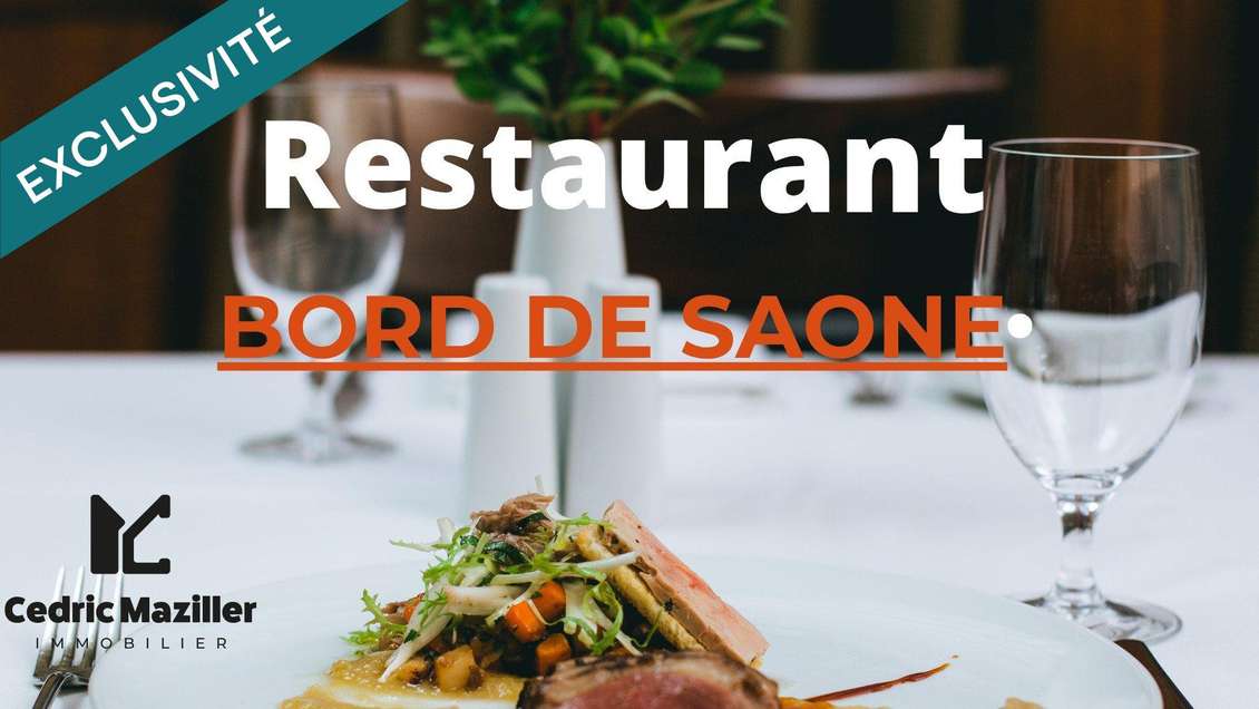 Restaurant d’exception à vendre en bord de Saône