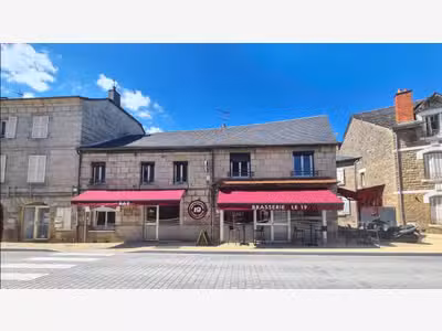 A murs et FDC brasserie + appart 65m² à Malemort