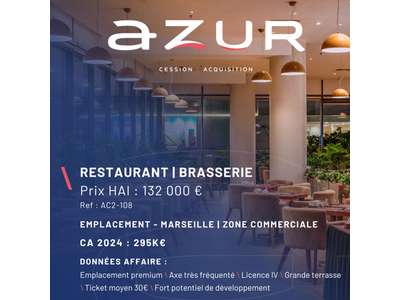 Vente Restaurant à Marseille