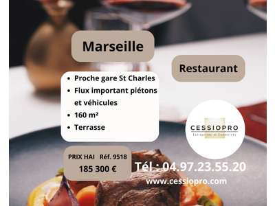 Vente Restaurant à Marseille 1er