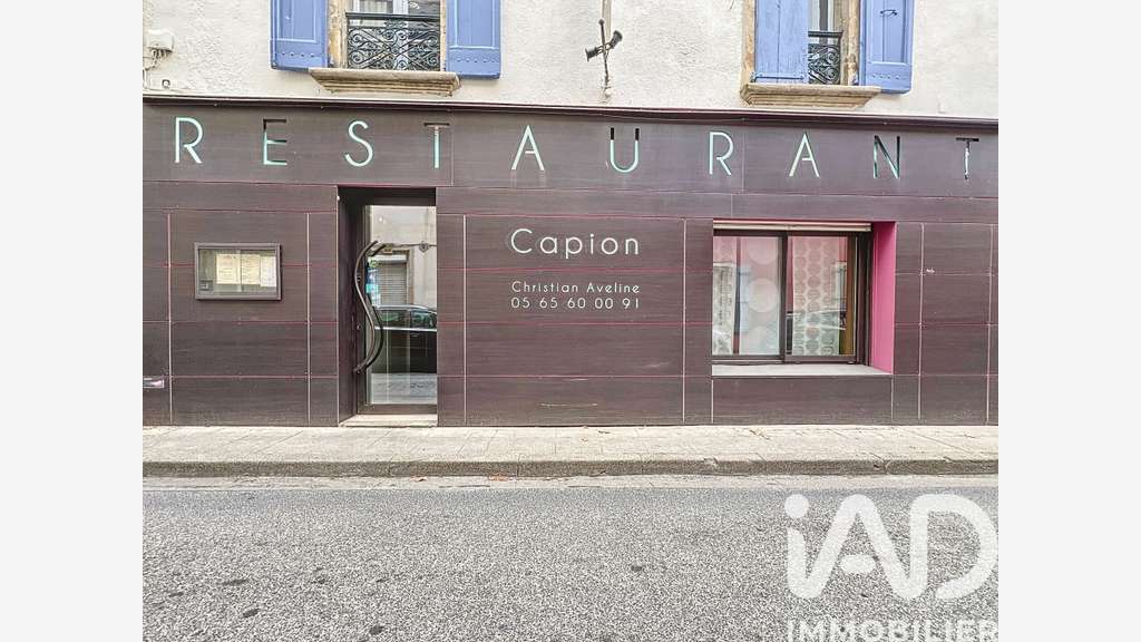 Vente restaurant 50 couverts centre-ville Millau