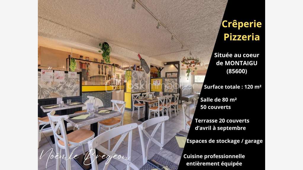 À vendre restaurant traditionnel à Montaigu centre