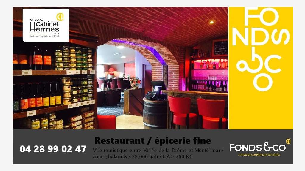 AV restaurant bar cocktails et vente de vins Drôme