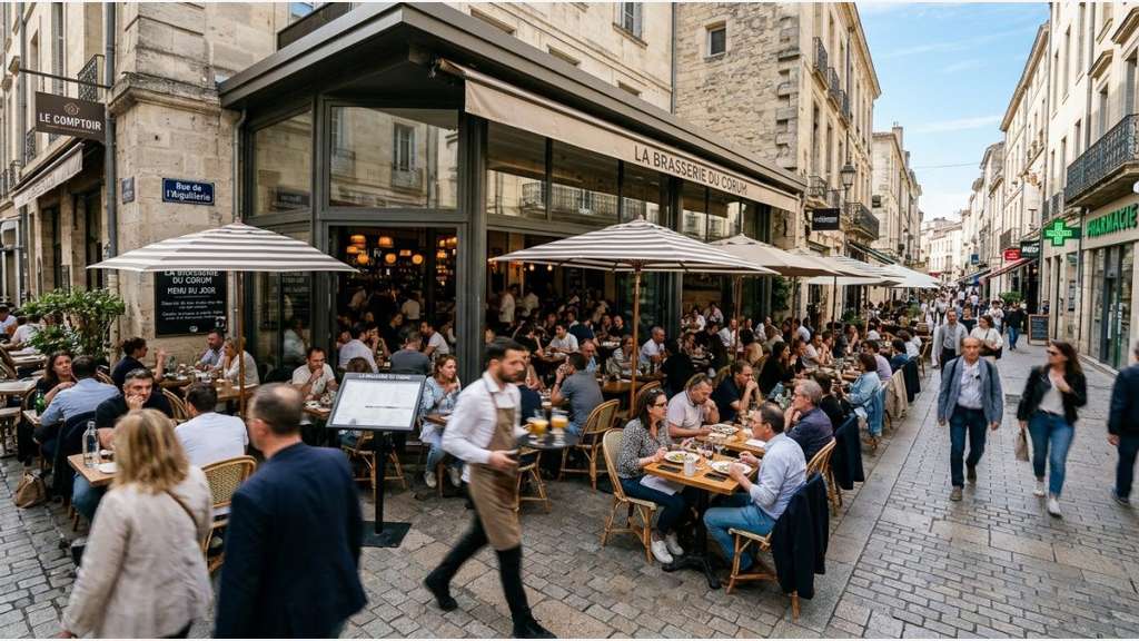 Restaurant rentable quartier affaires Montpellier