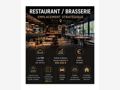AV restaurant brasserie empl stratégique Nantes