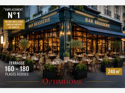 Vente restaurant bar d'exception empl N°1 à Nantes
