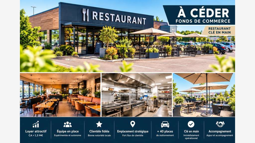 Restaurant performant à reprendre à Nantes