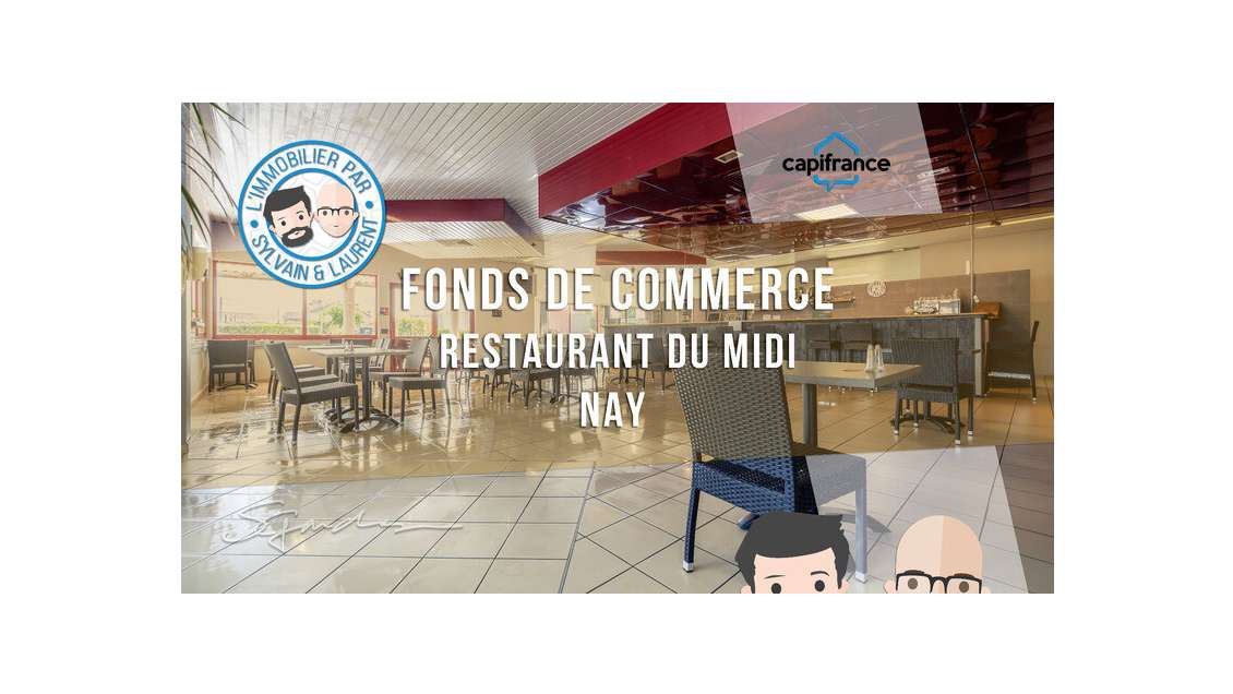 A vendre restaurant du midi lic 3 proche de Nay