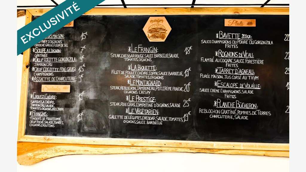 Vente restaurant brasserie à 10 km de Nancy
