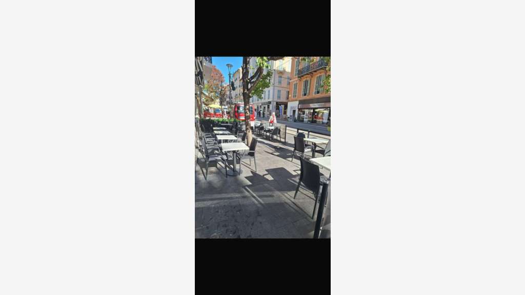 À céder restaurant avec terrasse à Nice Libération