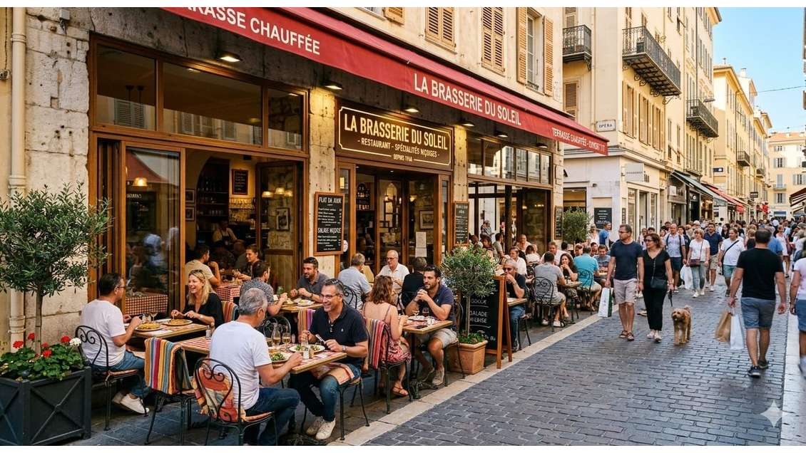 A vendre restaurant clé en main à Nice centre