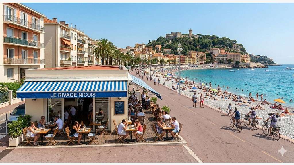 A vendre restaurant à Nice Carré d'Or face mer