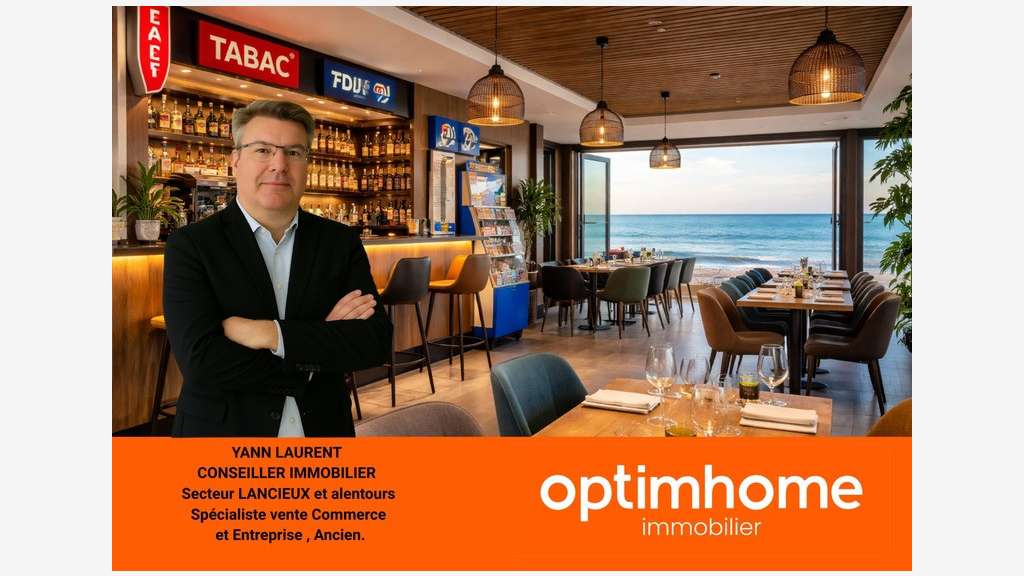 A vendre bar tabac FDJ avec restauration à Paimpol