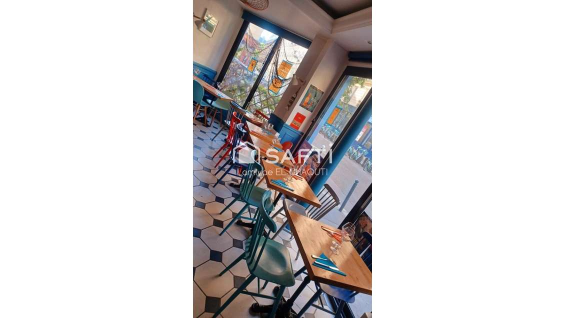 Vente restaurant d'angle sur 2 niveaux à Paris 01