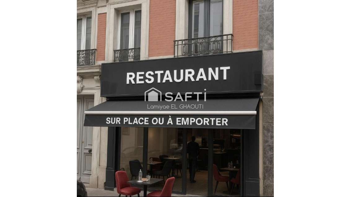 AV restaurant avec extraction à la Porte d'Orléans