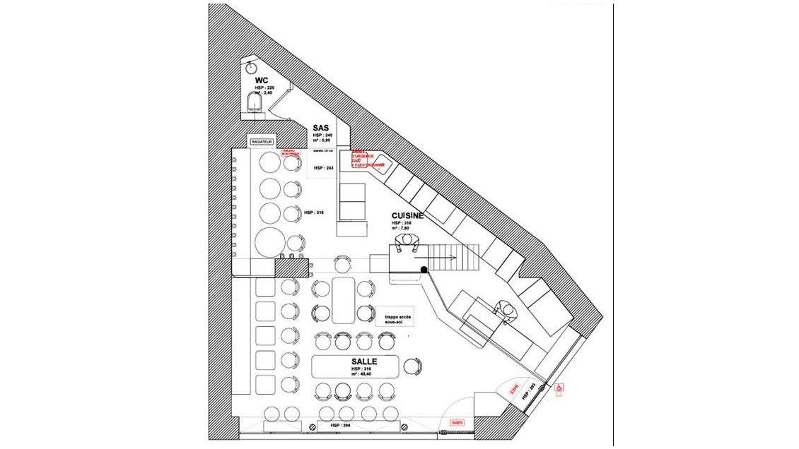 Vente restaurant Lic IV 75010 Canal Saint Martin