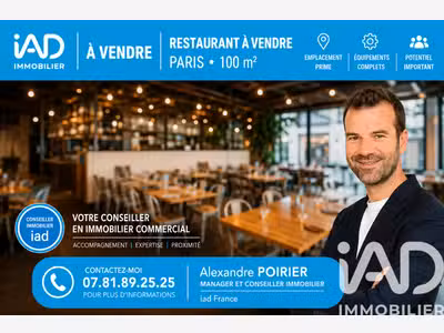 Vente restaurant brasserie à Paris