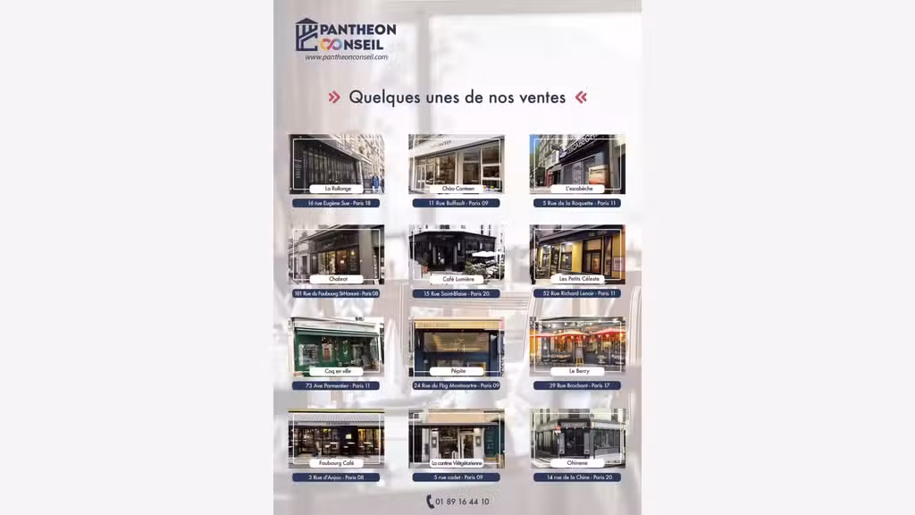 Vente restaurant rapide avec extraction à Paris 2