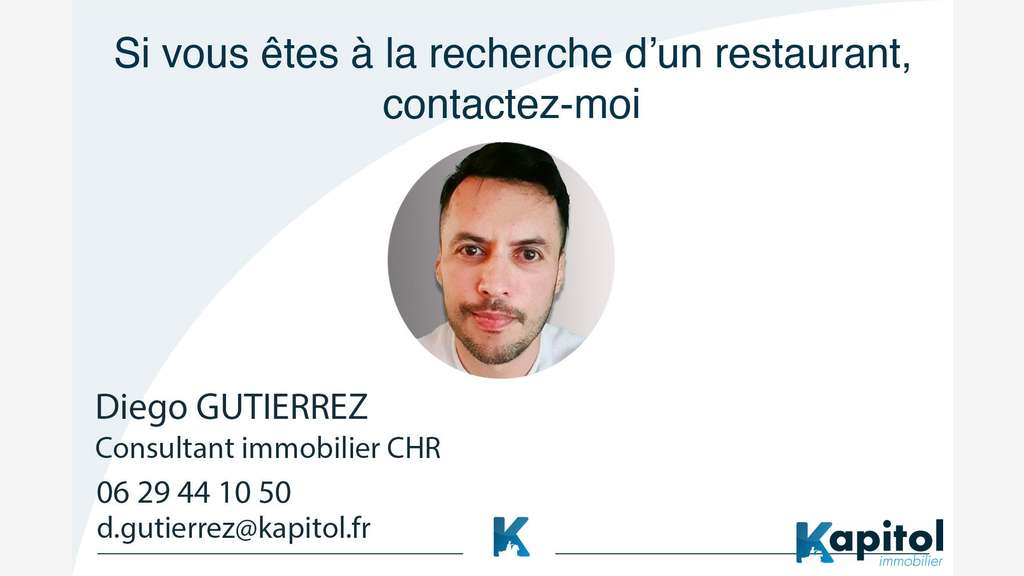 Vente restaurant Paris 10 prox Canal Saint Martin
