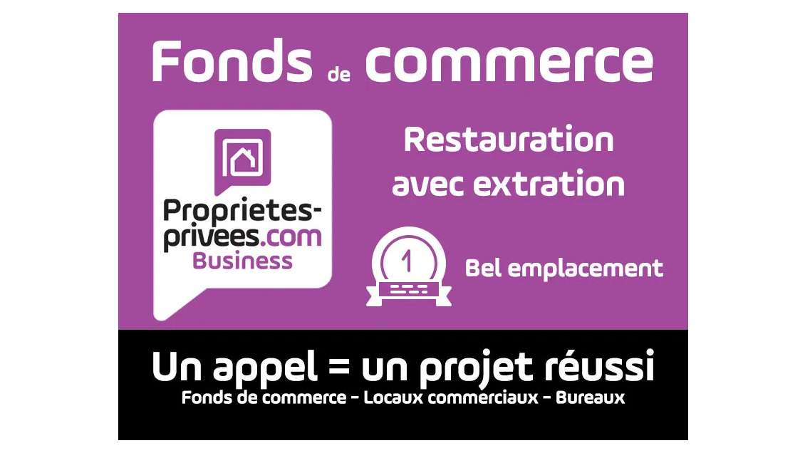 Vente restaurant 65m² grosse extraction à Paris 13