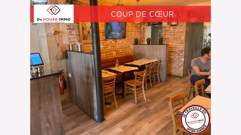 Ensemble commercial de restauration et commerce