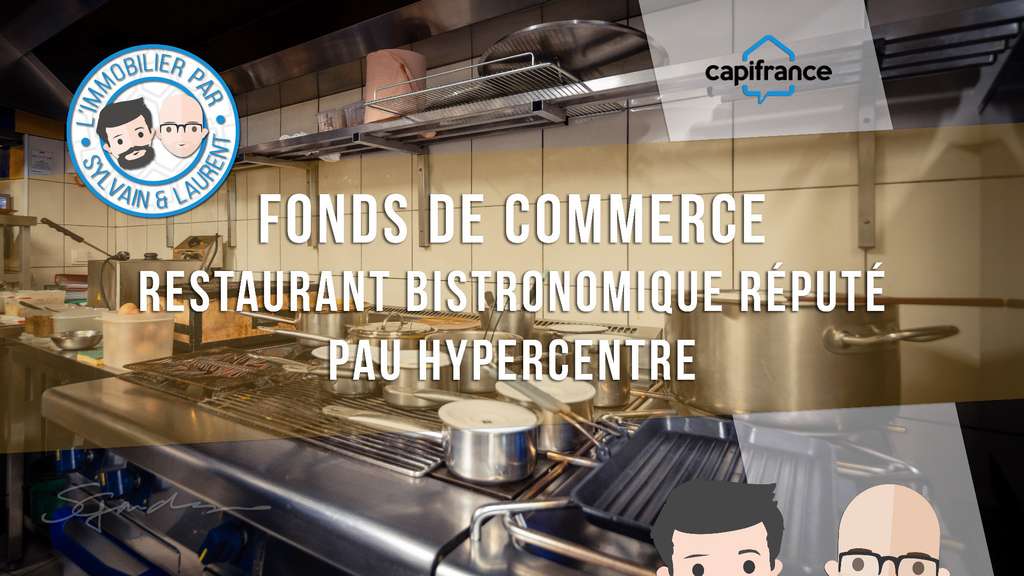 Vente restaurant bistro à Pau quartier historique