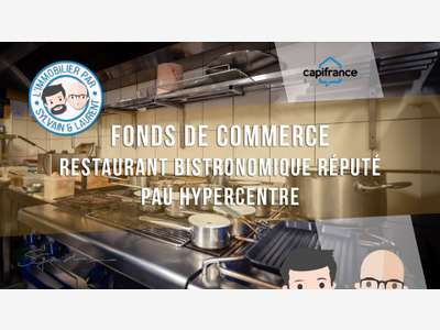 Vente restaurant bistro à Pau quartier historique