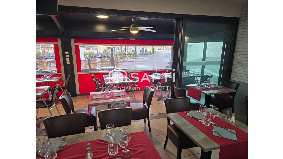 Vente restaurant pizzeria 136 couverts à Gruissan