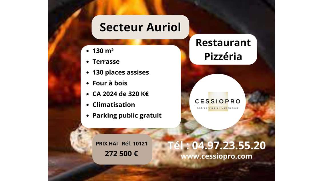 Cède restaurant pizzéria grill four à bois Auriol