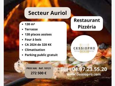 Cède restaurant pizzéria grill four à bois Auriol