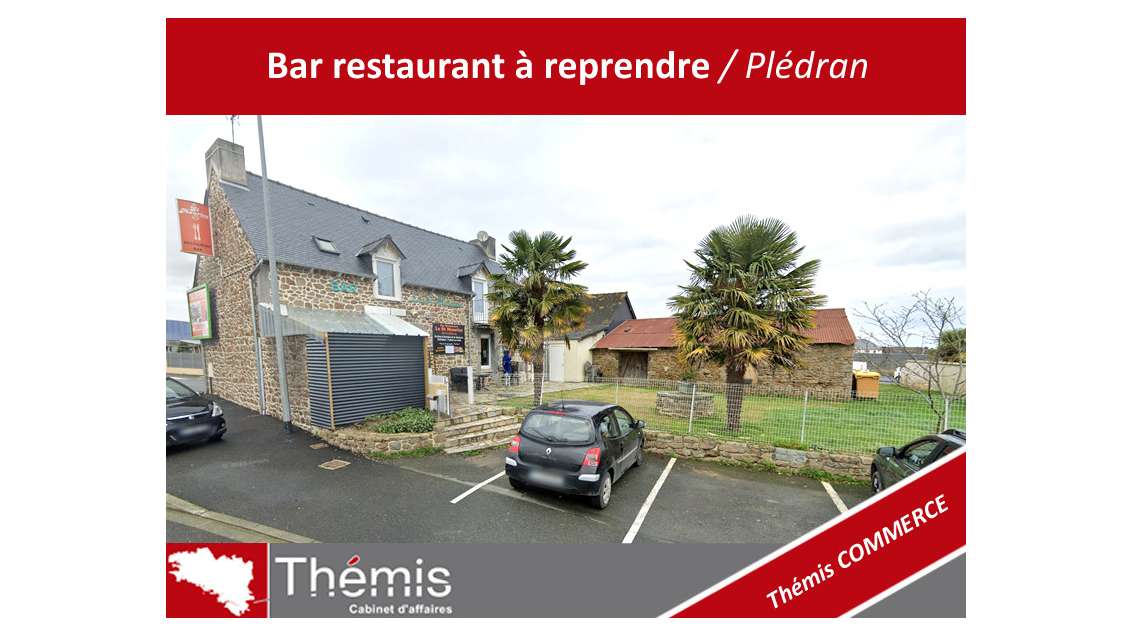 Vente bar restaurant avec terrasse à Pledran