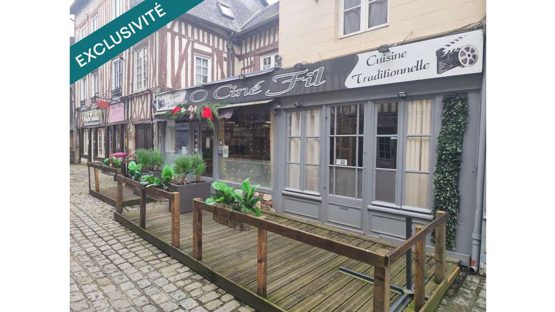 AV charmant restaurant rue piétonne Pont-Audemer 