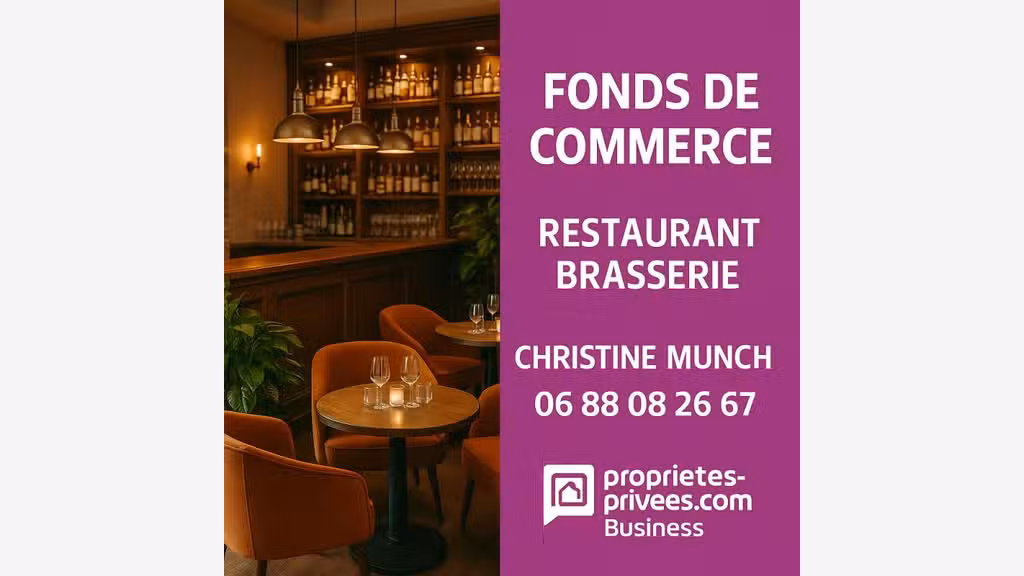 AV bar restaurant brasserie 100 couverts Pontoise