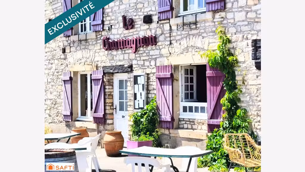 AV superbe restaurant gastronomique proche Charmes