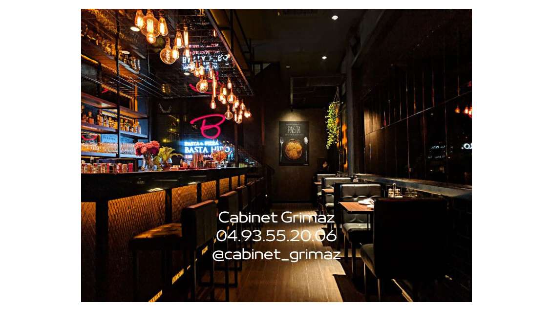 Vente restaurant bar à Nice proche Masséna